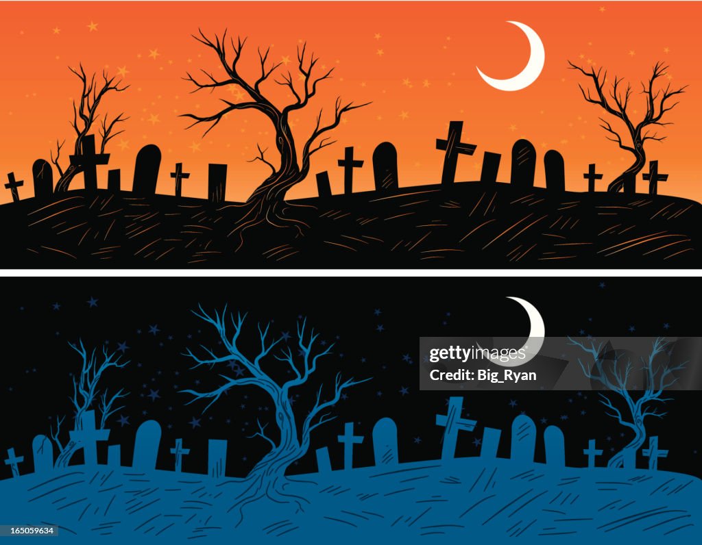 Grave yards