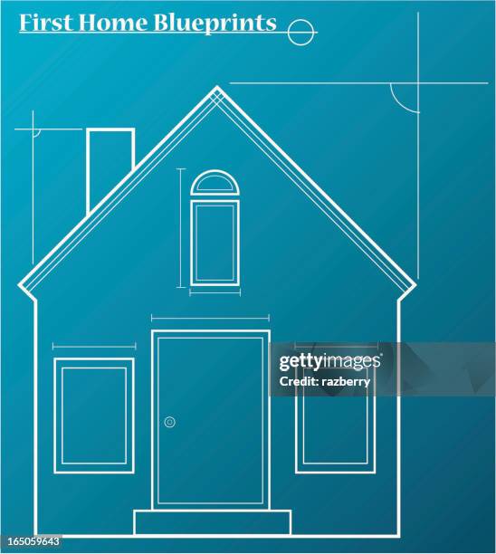 First House Design First House Blueprint High-Res Vector Graphic - Getty Images