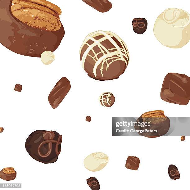 ilustrações, clipart, desenhos animados e ícones de chocolates caindo - barra de chocolate