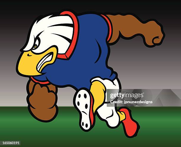 ilustrações de stock, clip art, desenhos animados e ícones de eagle_football - jersey fabric