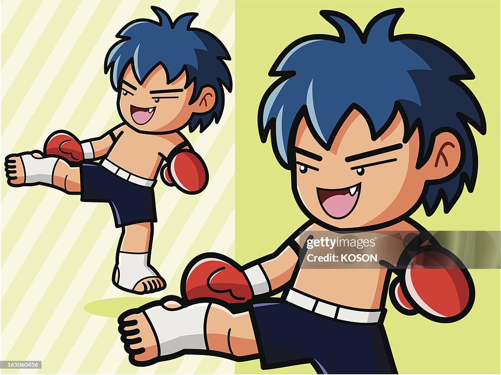 Boxing Cartoon