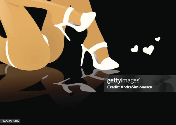 stockillustraties, clipart, cartoons en iconen met heel fetish - fetisjkleding