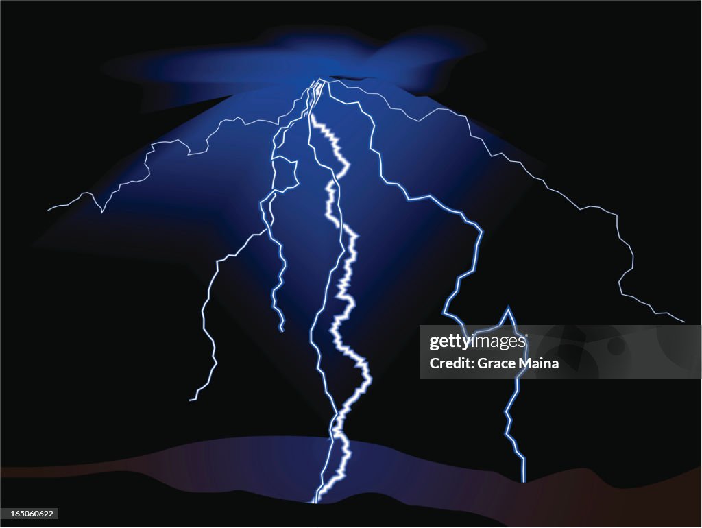 Lightning Stream Vector Lightning Vector High-Res Vector Graphic - Getty Images
