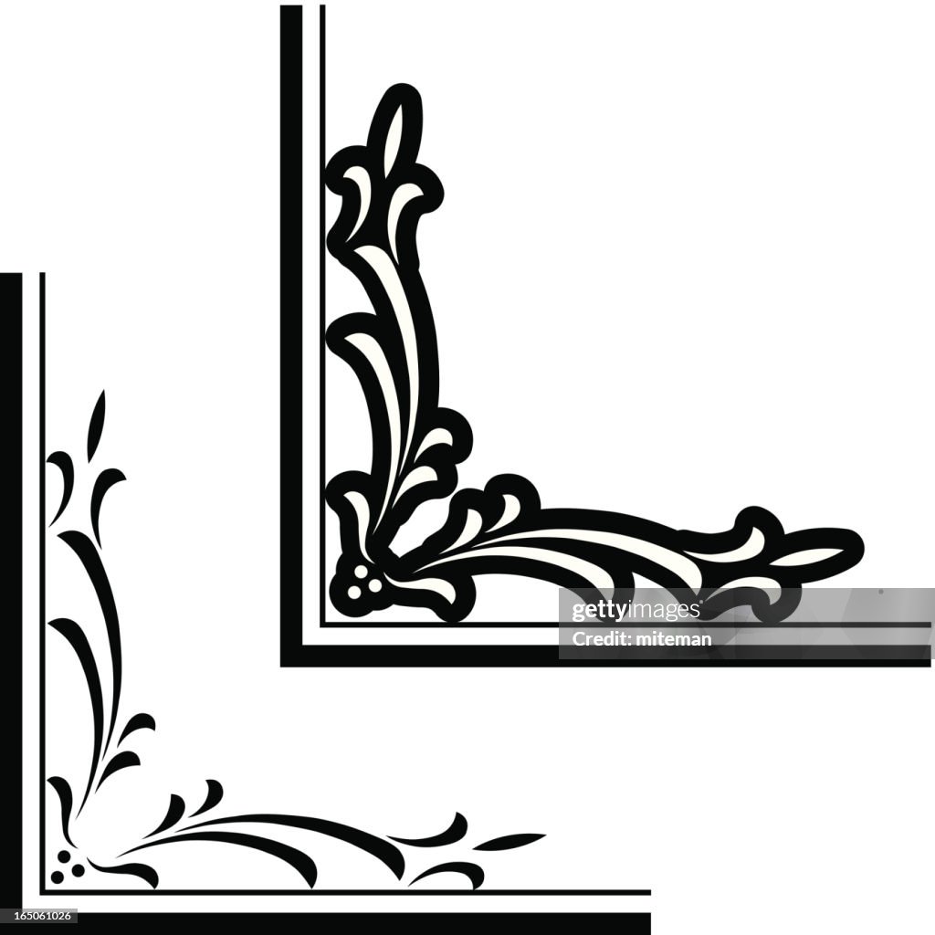 Corner Format Design Corner Template High-Res Vector Graphic - Getty Images