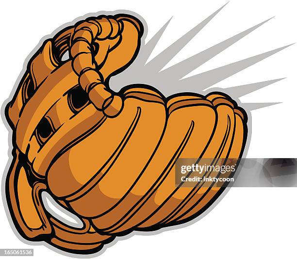 baseball glove - sports glove stock illustrations