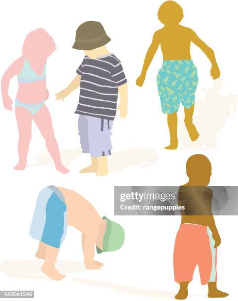 water park - splash park stock illustrations