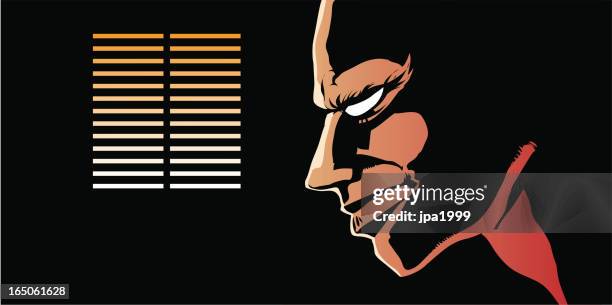comic book character - villain stock illustrations