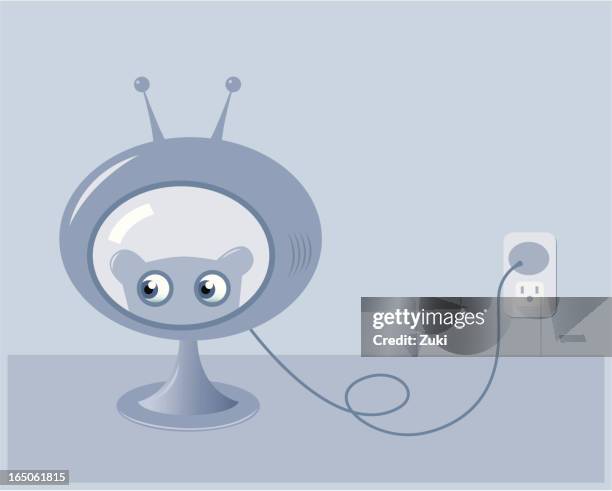 tele-vision - fernsehantenne stock-grafiken, -clipart, -cartoons und -symbole