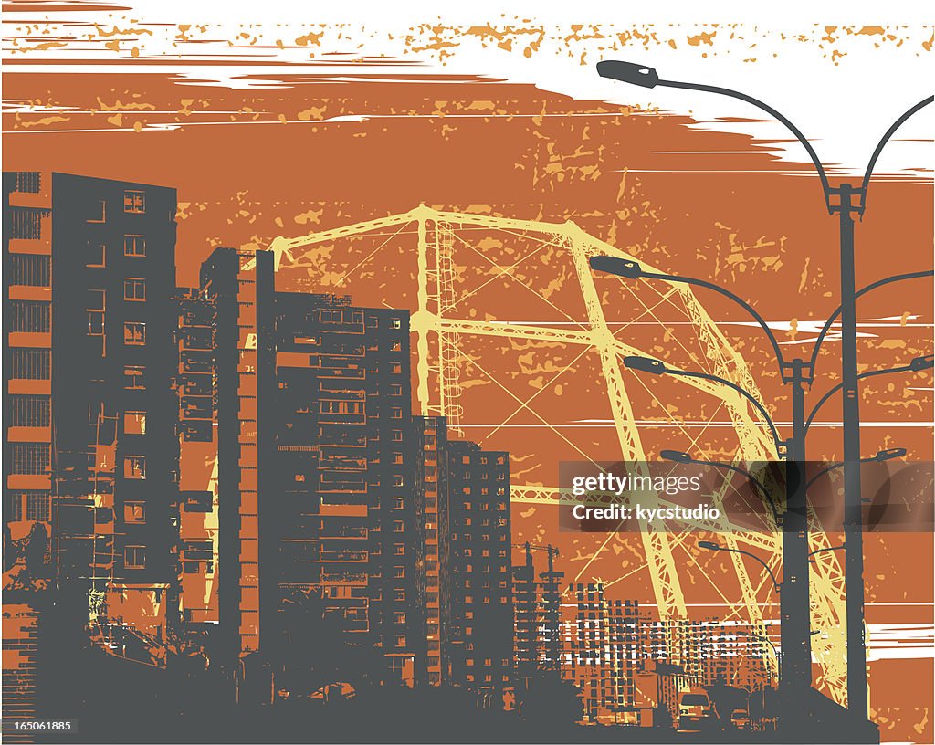 Industrial skyline
