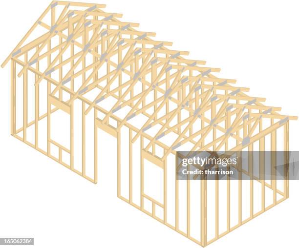 vector framed home - frame maker stock illustrations