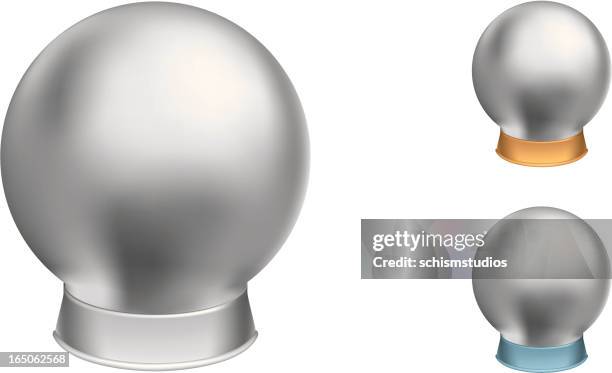 snowdome - glass dome stock illustrations