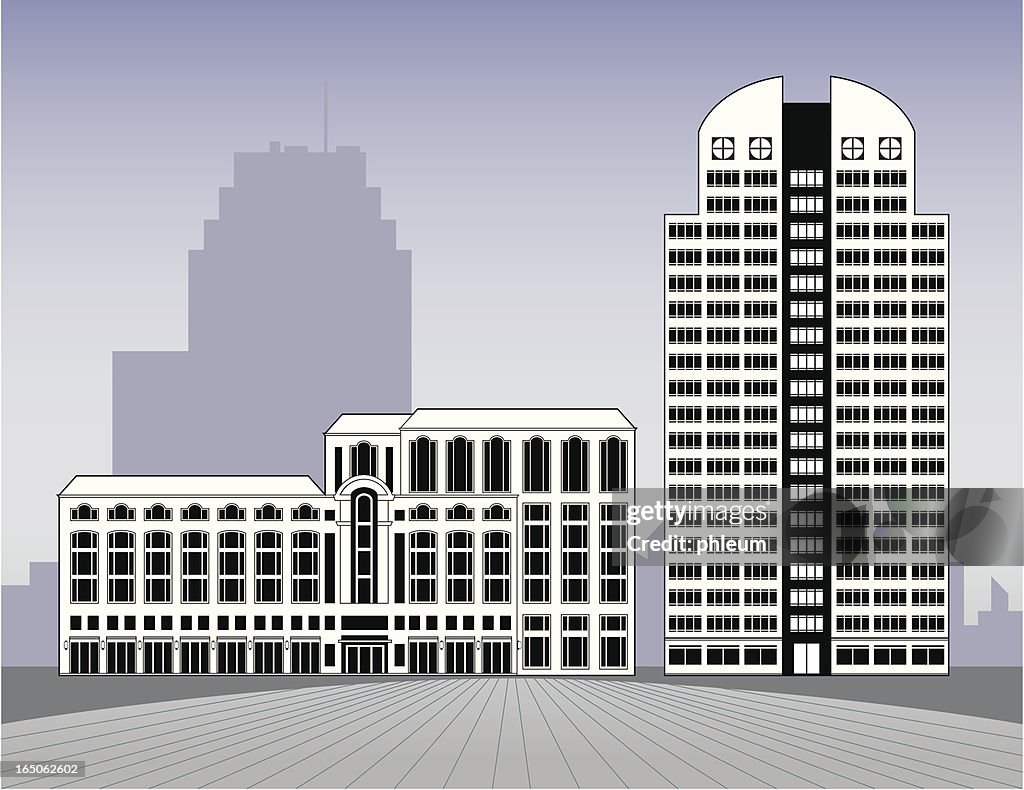 Two Postmodern Buildings