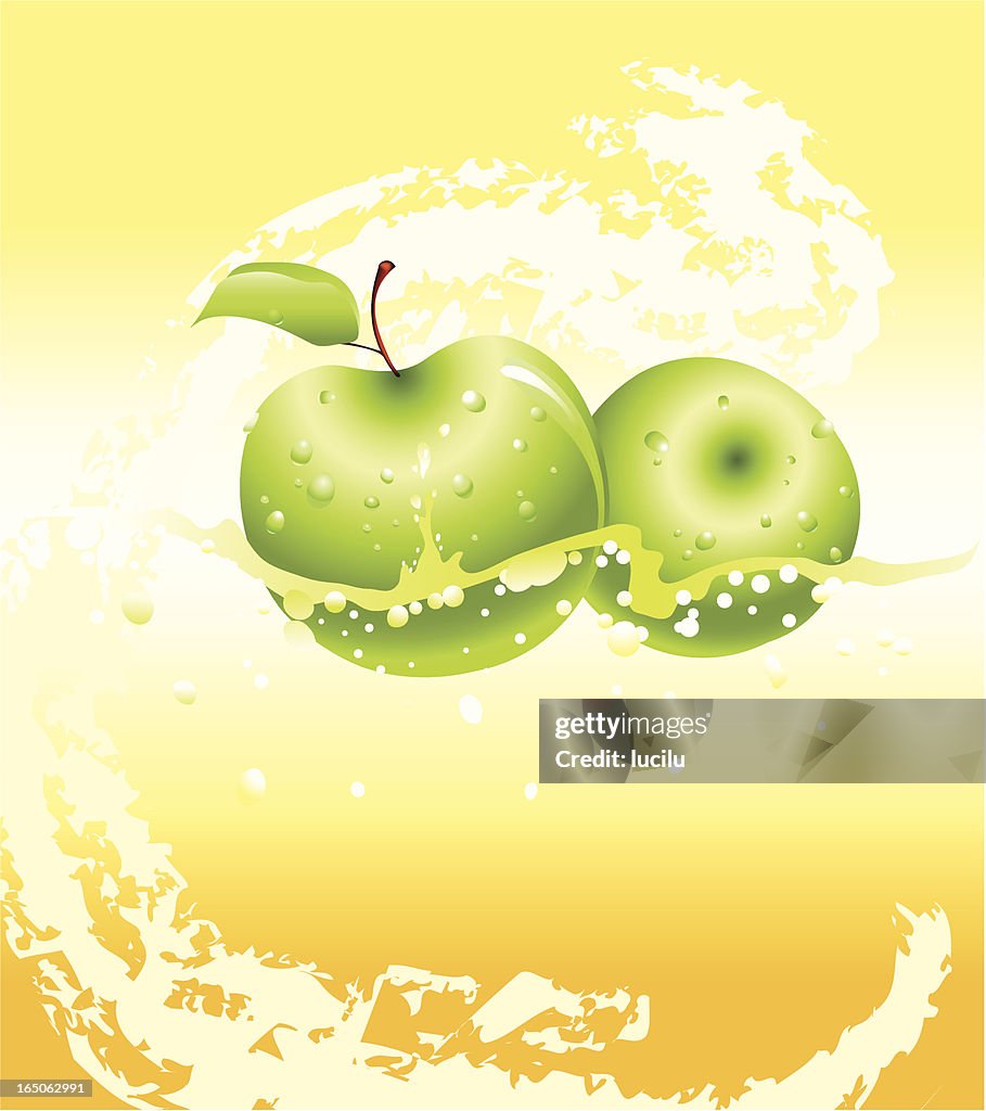 Fresh Green Apples