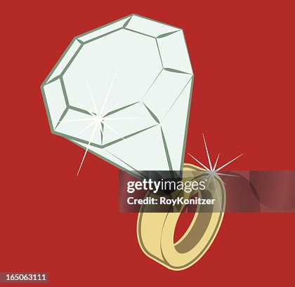 Vector diamond ring Vector diamond ring