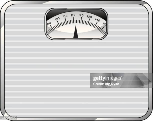 bath scale - floor scale vector stock illustrations