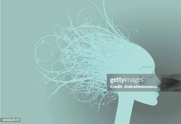 portrait - day spa background stock illustrations