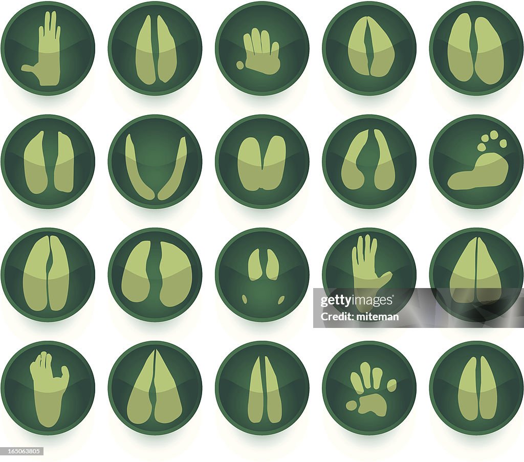 African Foot prints