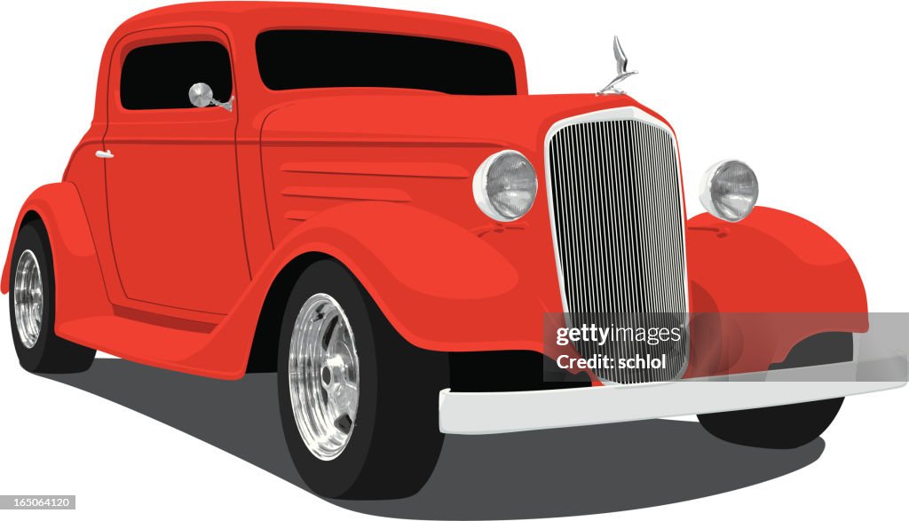 Old Fashioned Red Car Animation High-Res Vector Graphic - Getty Images Old Fashioned Red Car Animation High-Res Vector Graphic - Getty Images