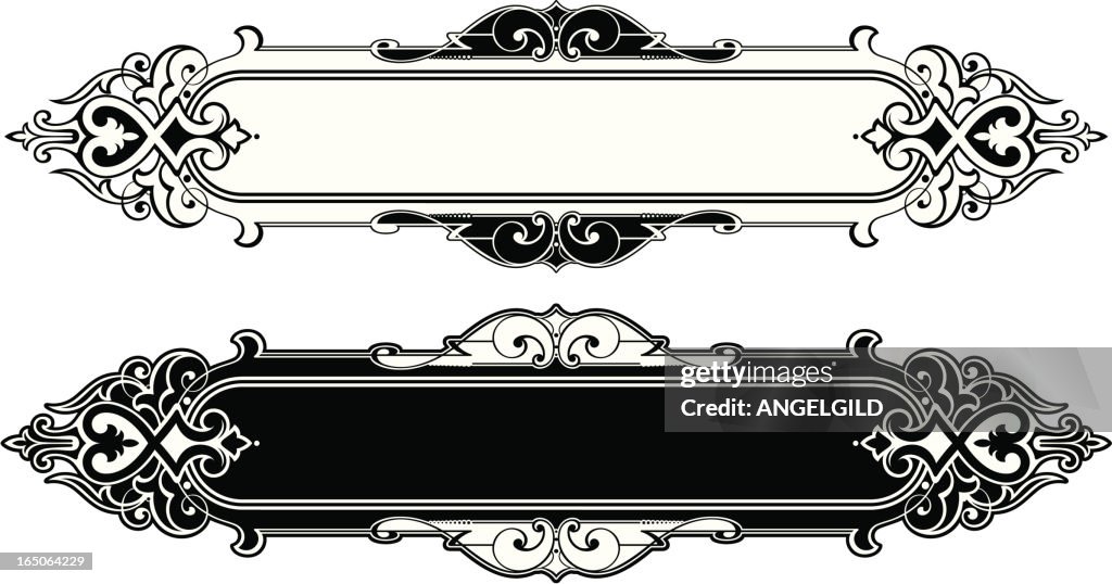 Antique Lettering Panel High-Res Vector Graphic - Getty Images