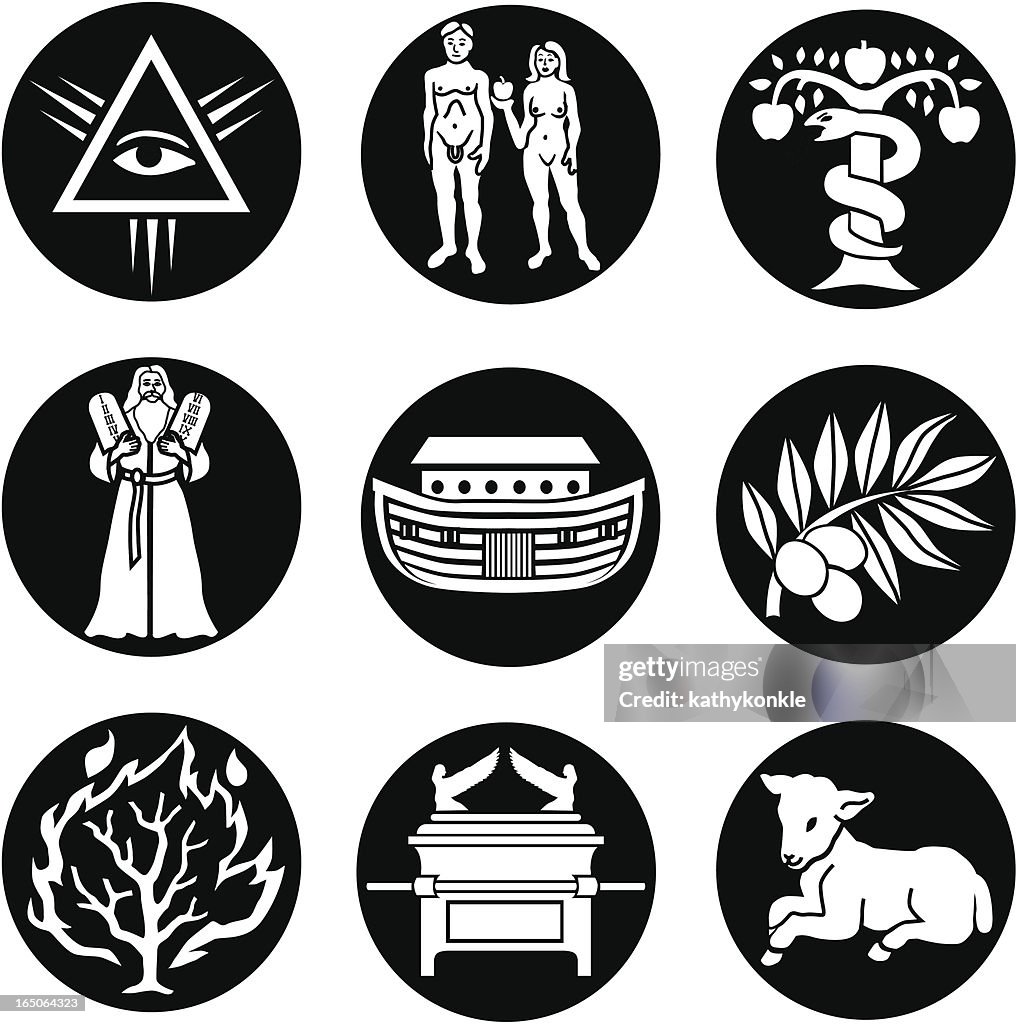 Old Testament icons reversed