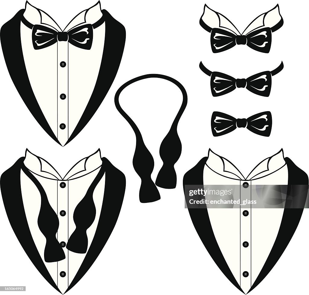 Black Bow Ties