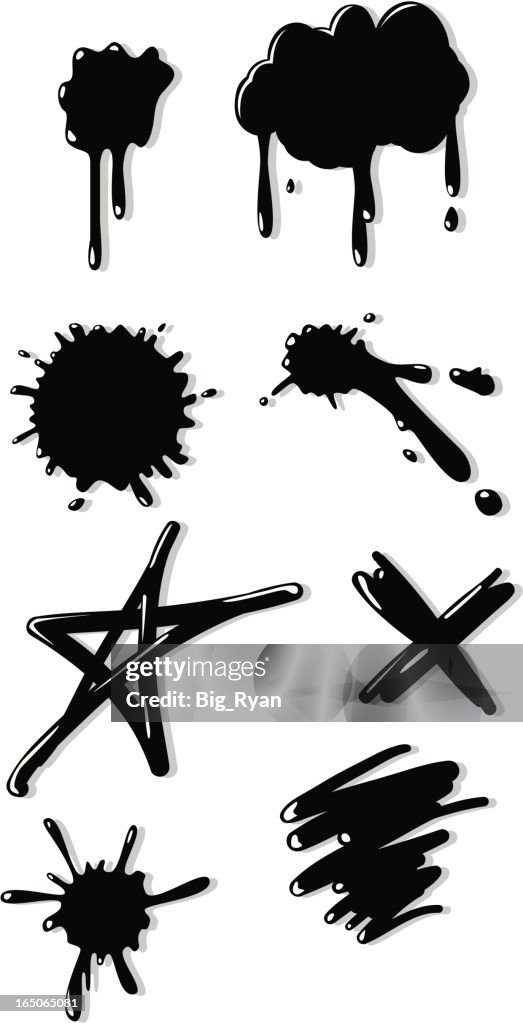 Graphics Ink Spots Ink Spots High-Res Vector Graphic - Getty Images