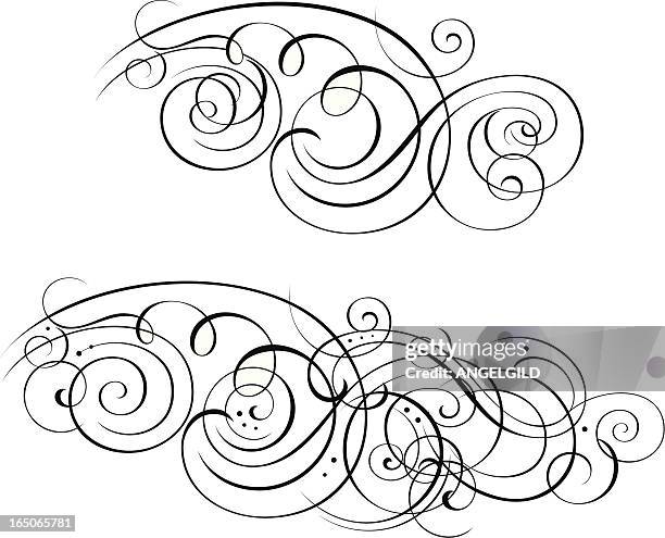 scroll formations - scroll bar clip art stock illustrations