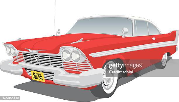 ilustrações, clipart, desenhos animados e ícones de dodge fúria-vetor - carro de colecionador