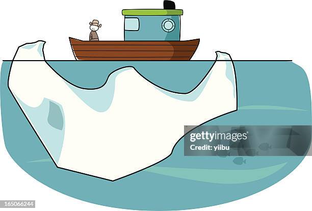 Tip Of The Iceberg High-Res Vector Graphic