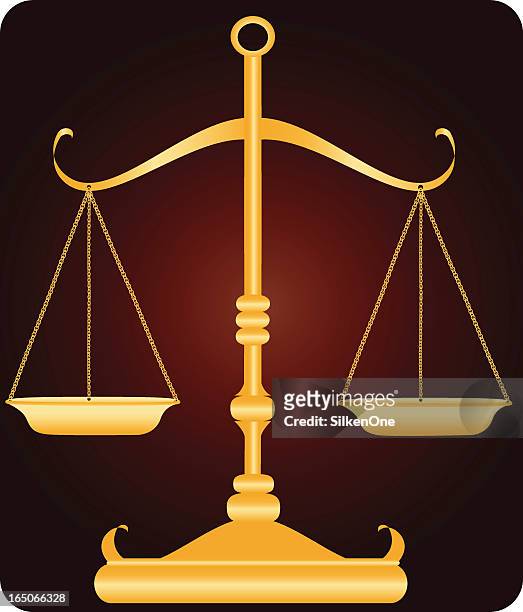 scales of justice - criminal justice stock illustrations