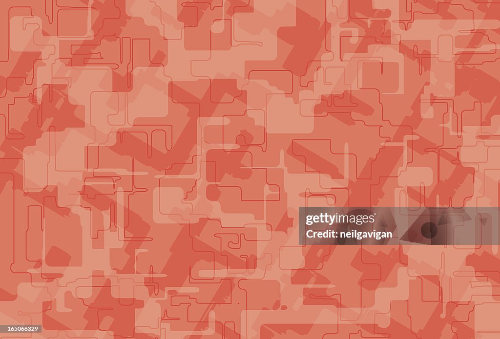 Red Matrix Vector Background