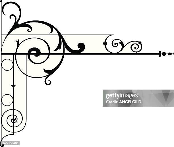 bracket design - bracket household fixture stock illustrations