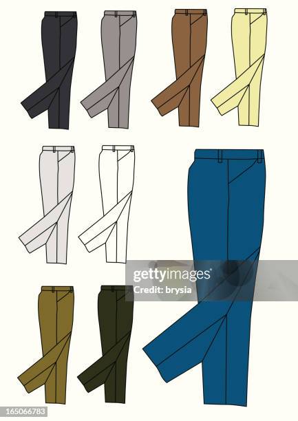 vector pants - trousers stock illustrations