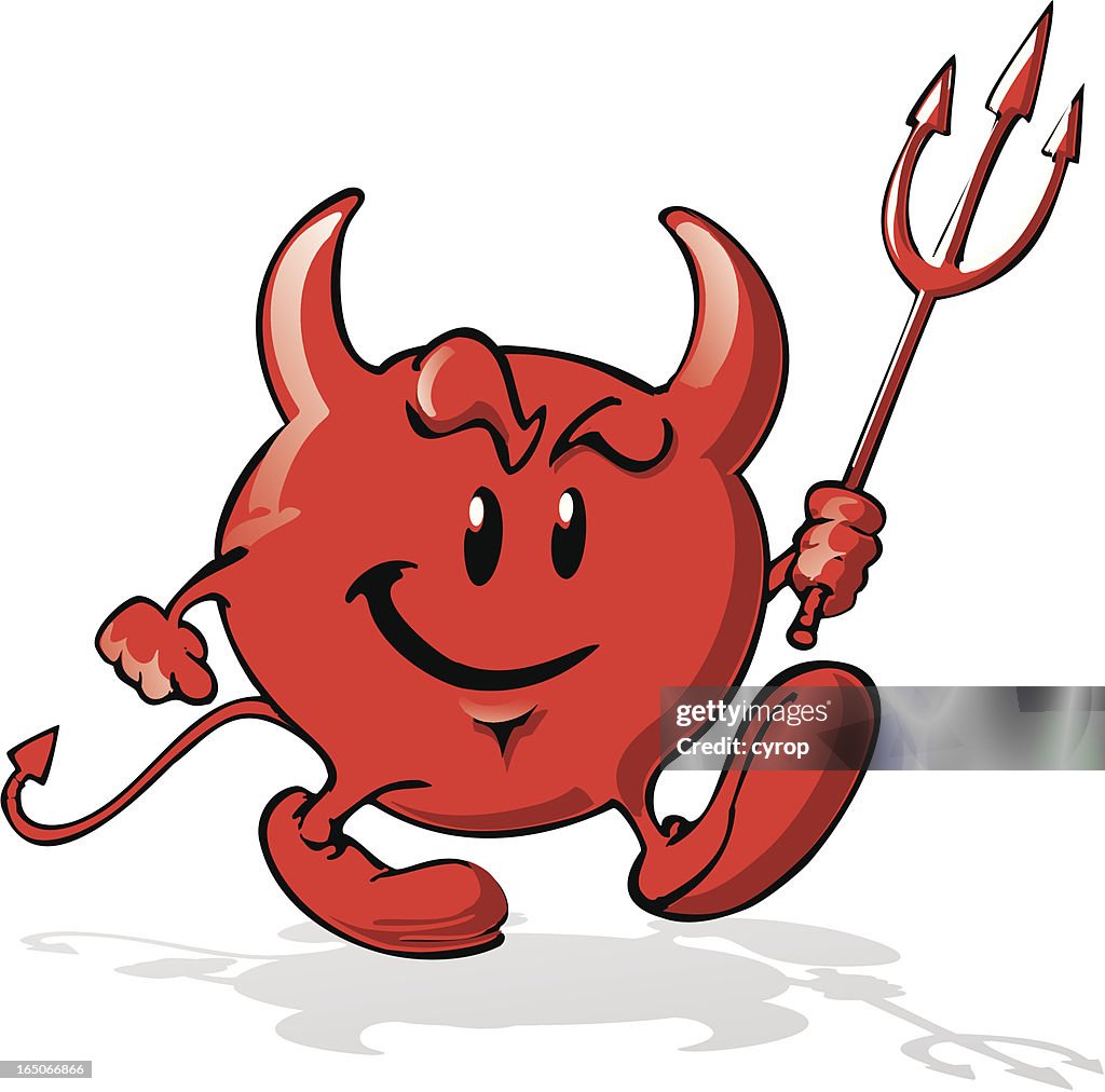 Diablito Little Devil Cartoon Character High-Res Vector Graphic - Getty  Images