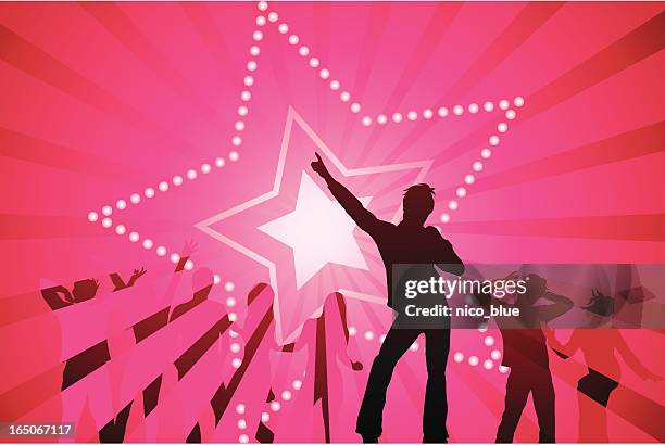 disco star - entertainment vector stock illustrations