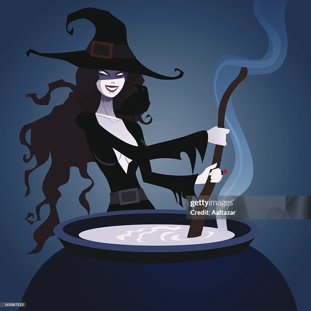 Beautiful Witch High-Res Vector Graphic - Getty Images