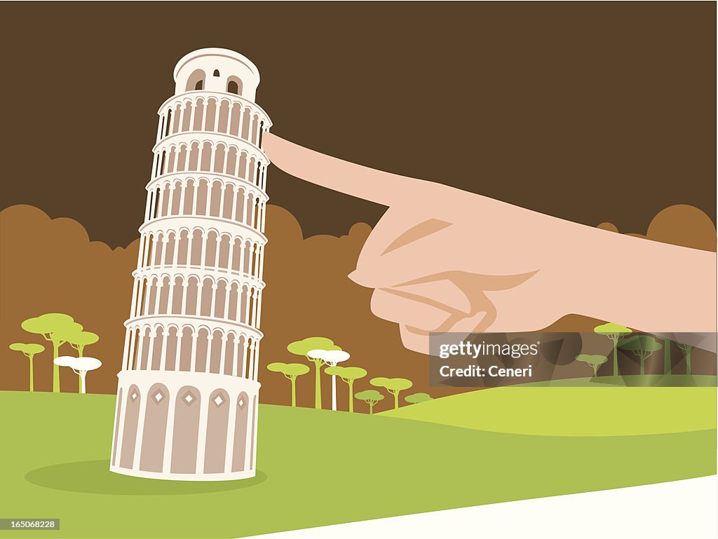 Supporting the Leaning Tower of Pisa with One Finger