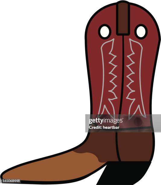 buckaroo boot - work boots stock illustrations