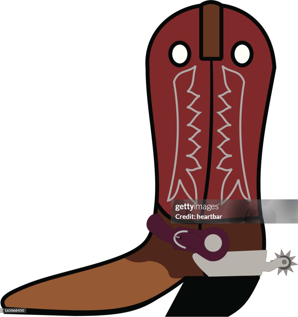 Buckaroo Boot and Spur