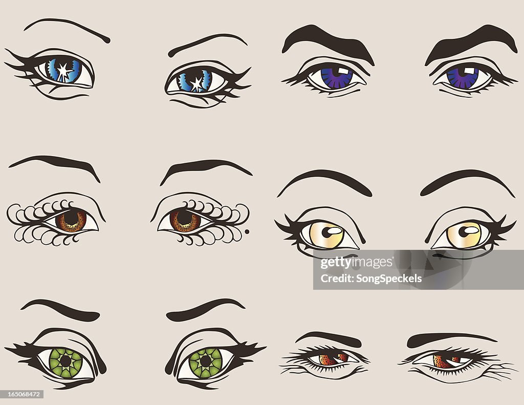 Eye Vector3 Vector Eyes High-Res Vector Graphic - Getty Images