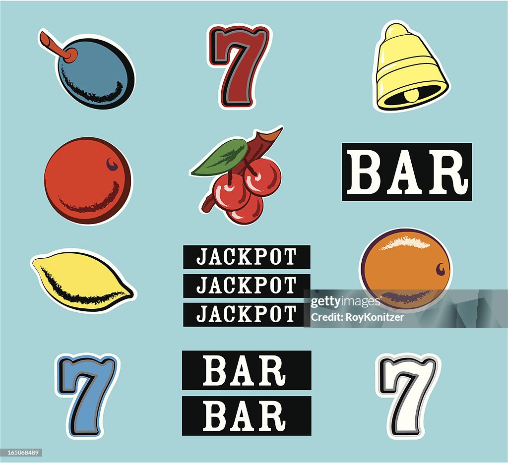 Vintage Style Slot Machine Graphics High-Res Vector Graphic - Getty Images