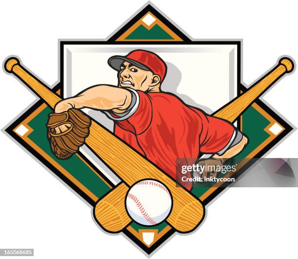 baseball batter - baseball field background stock illustrations