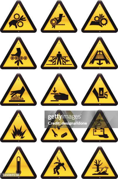 arbeit gefahrensignale - surface level stock-grafiken, -clipart, -cartoons und -symbole