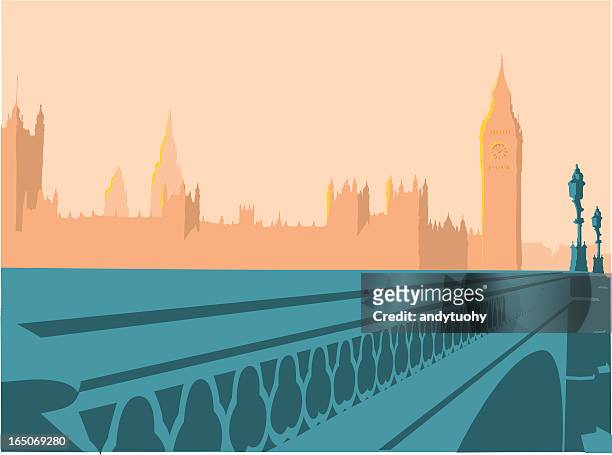 ilustraciones, imágenes clip art, dibujos animados e iconos de stock de casas del parlamento, londres, inglaterra - parliament building