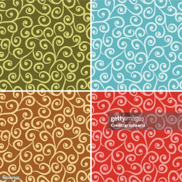 swirly pattern - silk texture stock illustrations