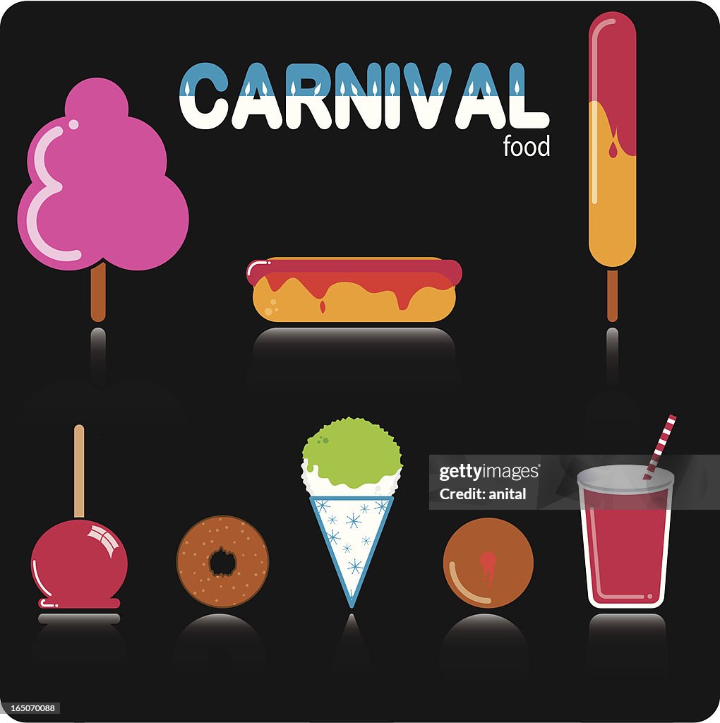 Icons - Carnival Food