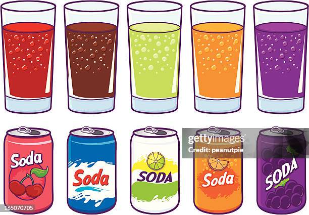 soda - cherry stock-grafiken, -clipart, -cartoons und -symbole