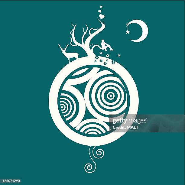 simple life - malt balls stock illustrations