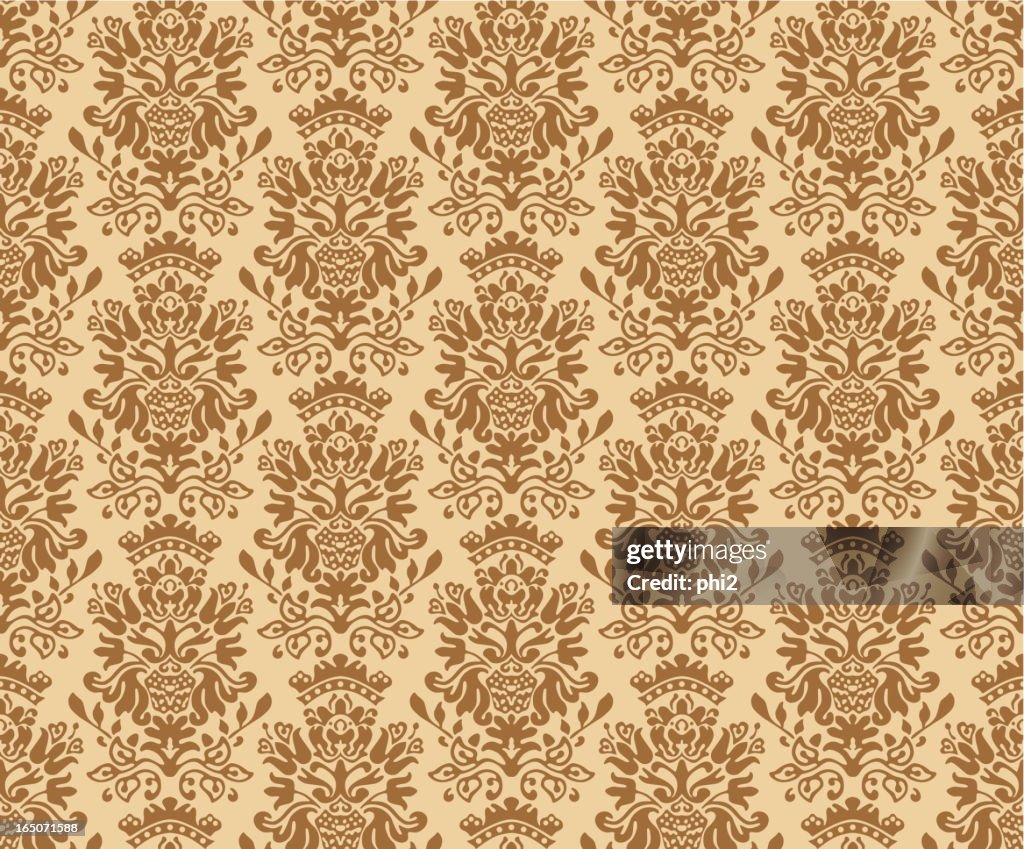Pattern Design Colonial Seamless Colonial Pattern Vector High-Res Vector Graphic - Getty Images