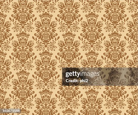 Seamless Colonial Pattern Vector Seamless Colonial Pattern Vector